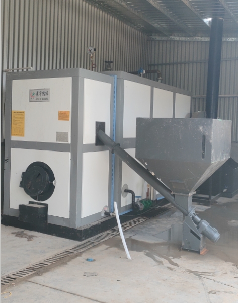 生物质2吨蒸汽发生器使用现场
