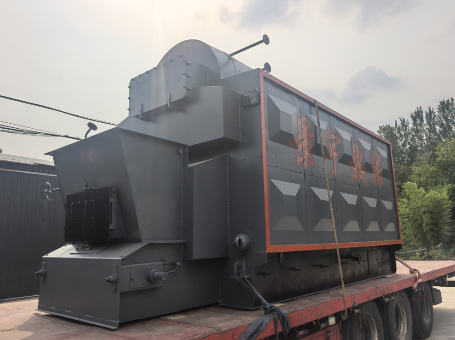 DZL2吨自动链条生物质蒸汽锅炉发货现场