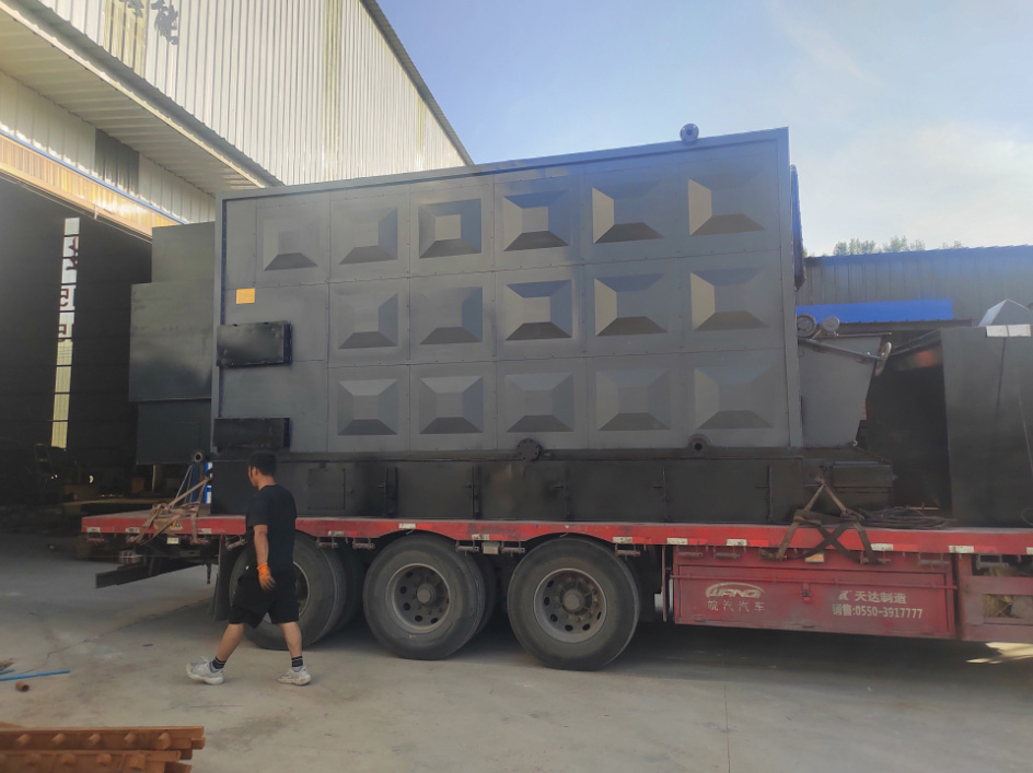 自动链条炉排4吨生物质锅炉发货现场