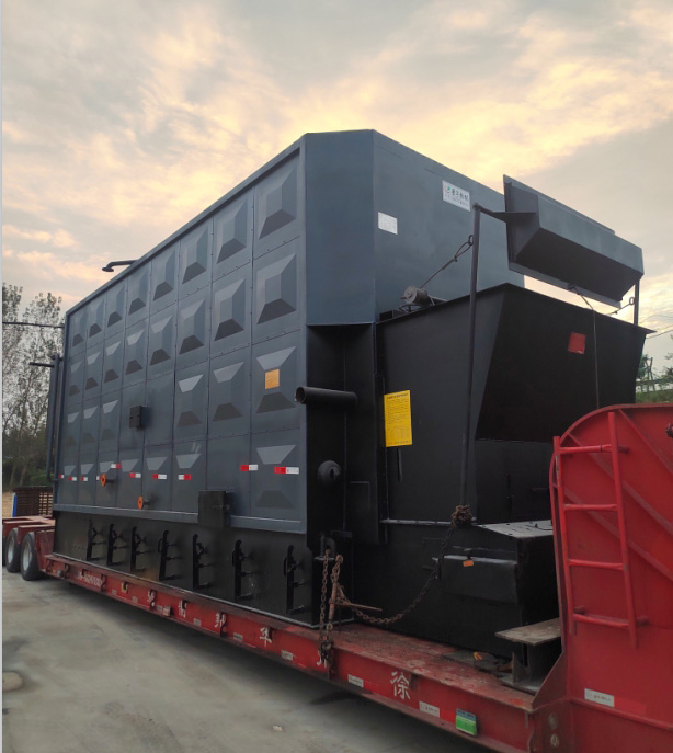 8吨生物质自动链条锅炉发货现场